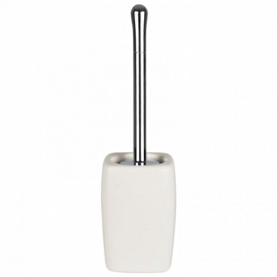 Полноразмерное изображение Ерш для унитаза Spirella Retro, белый