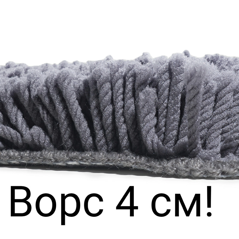 Коврик для туалета Spirella Highland 55х55см, серый фото 3