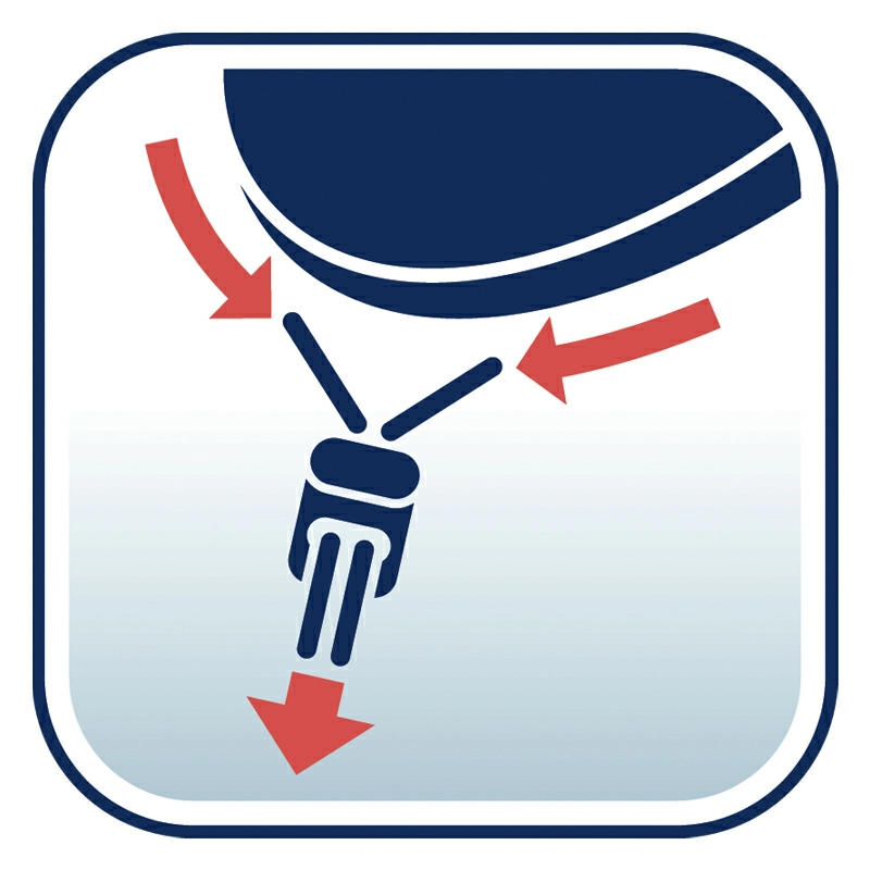 6 Чехол для рукава гладильной доски, 57x15см, Leifheit, цвет серый фото 4