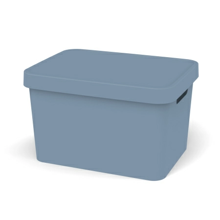 Полноразмерное изображение Ящик для хранения Ambient Folk 17л, серо-голубой фото 1