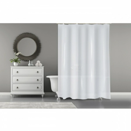 3 Штора для ванной комнаты Spirella Bio white фото 3