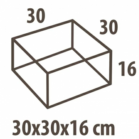 2 Кофр для хранения Hausmann Paisley 30x30x16см, бежевый фото 3