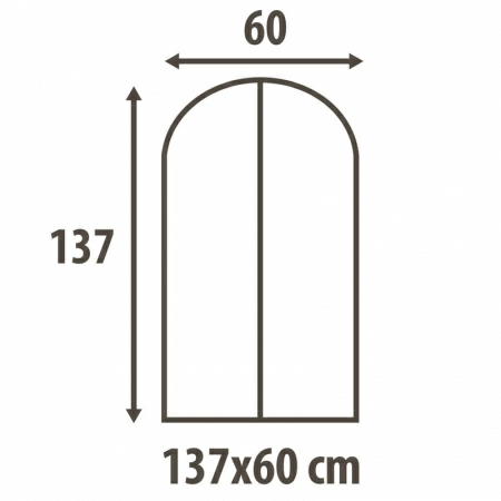 2 Чехол для одежды Hausmann Herbarium 137x60см фото 2