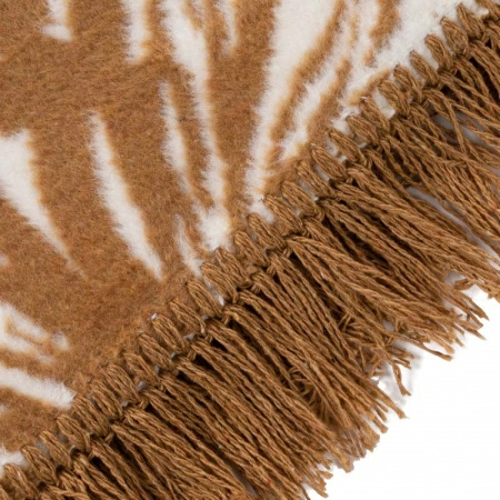 4 Плед 150x200см Pappel Scotch Jacquard, песочный фото 3