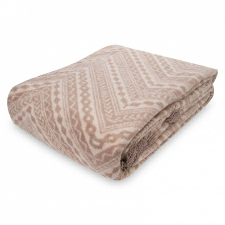 Полноразмерное изображение Плед 200x220см Pappel Cotton бежевый фото 1